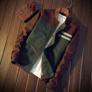 Mens Color Matching Jacket